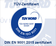 TÜV-zertifiziert nach DIN EN 9001:2008